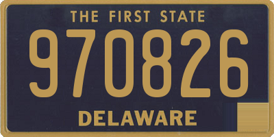 DE license plate 970826