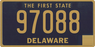DE license plate 97088