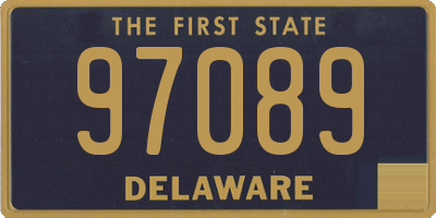 DE license plate 97089