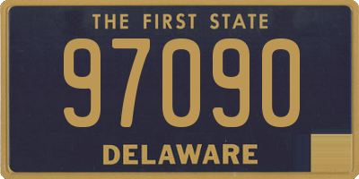 DE license plate 97090
