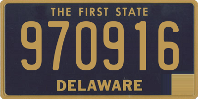 DE license plate 970916