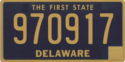 DE license plate 970917