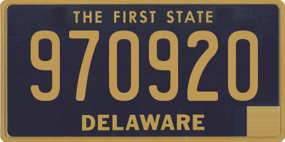 DE license plate 970920