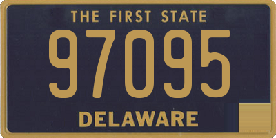 DE license plate 97095
