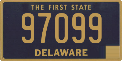 DE license plate 97099