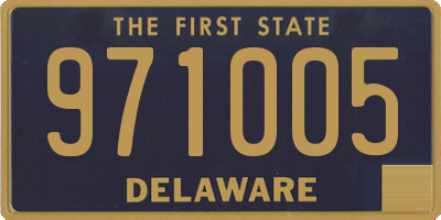 DE license plate 971005