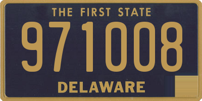 DE license plate 971008