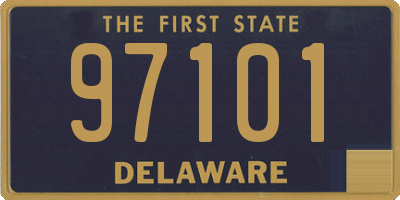 DE license plate 97101