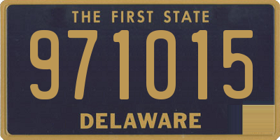 DE license plate 971015