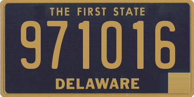 DE license plate 971016