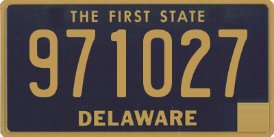 DE license plate 971027