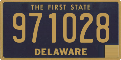 DE license plate 971028