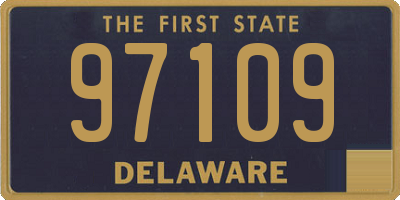 DE license plate 97109