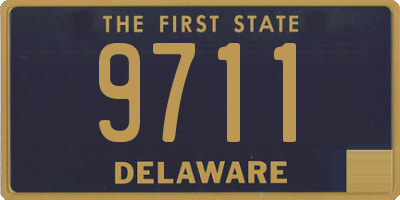 DE license plate 9711