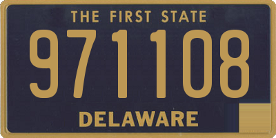 DE license plate 971108