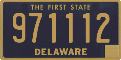 DE license plate 971112