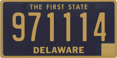 DE license plate 971114