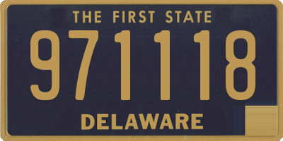 DE license plate 971118