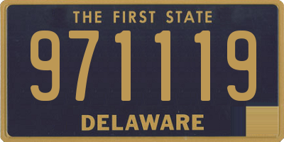 DE license plate 971119