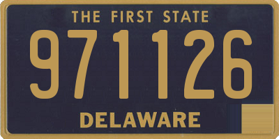 DE license plate 971126