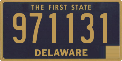 DE license plate 971131