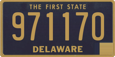 DE license plate 971170