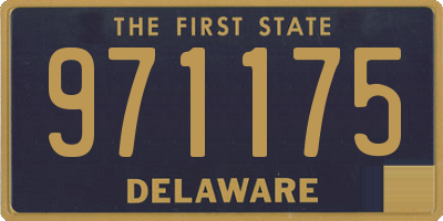 DE license plate 971175
