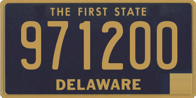 DE license plate 971200
