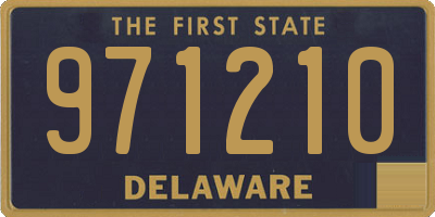 DE license plate 971210