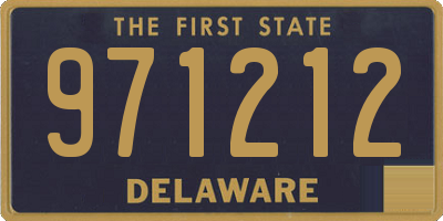 DE license plate 971212
