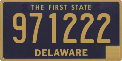 DE license plate 971222