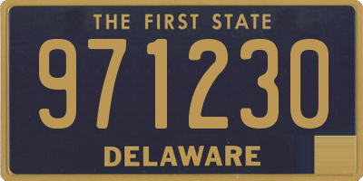 DE license plate 971230