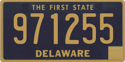 DE license plate 971255