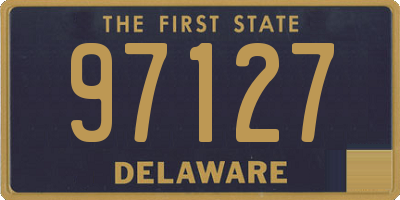 DE license plate 97127