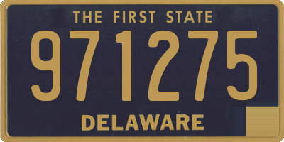 DE license plate 971275