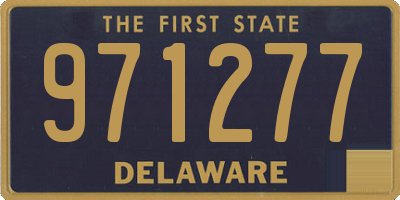 DE license plate 971277