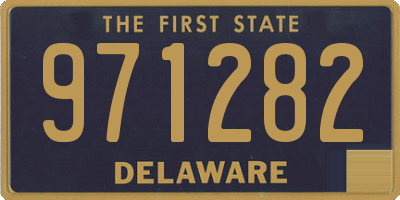 DE license plate 971282