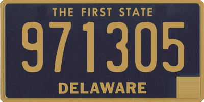 DE license plate 971305
