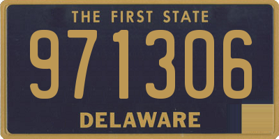 DE license plate 971306