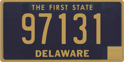 DE license plate 97131
