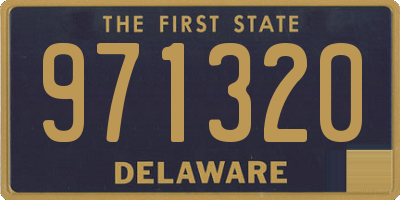 DE license plate 971320