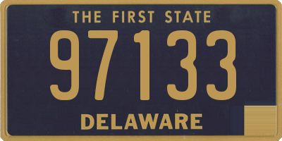 DE license plate 97133
