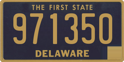 DE license plate 971350