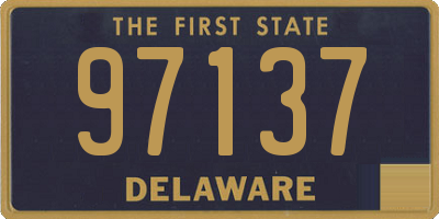 DE license plate 97137