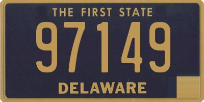 DE license plate 97149