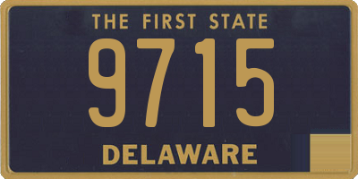 DE license plate 9715