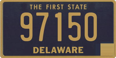 DE license plate 97150