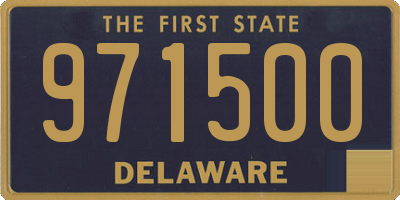 DE license plate 971500