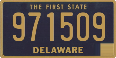 DE license plate 971509