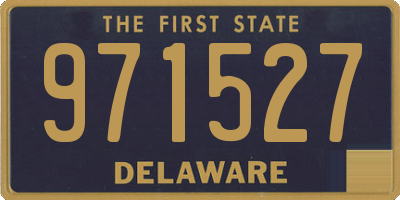 DE license plate 971527